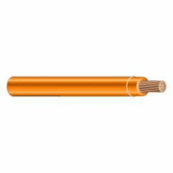 Unified Wire & Cable 14 AWG UL THHN Building Wire, Bare copper, 19 Strand, PVC, 600V, Orange, Sold by the FT 1419BTHHN-3-2.5M